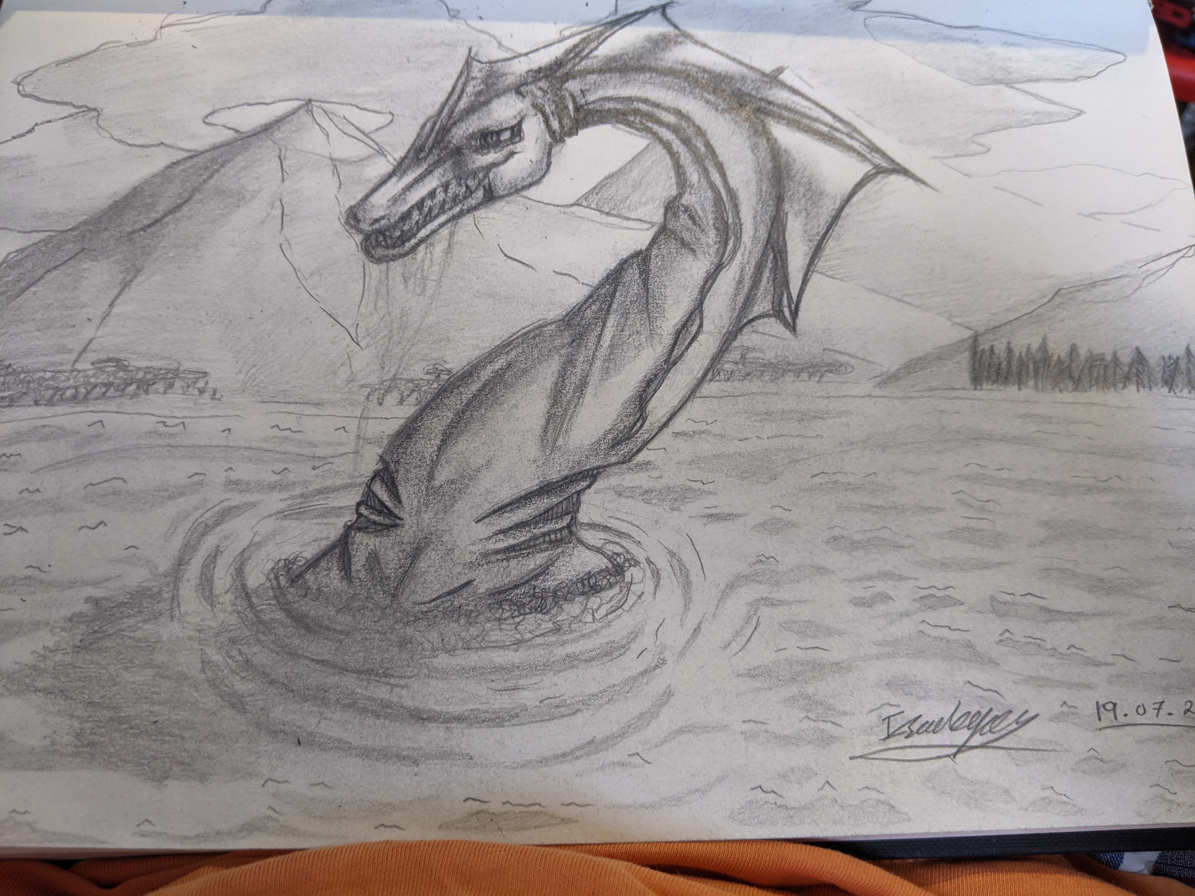 The Loch Ness Monster by FromHeavenIFall on DeviantArt