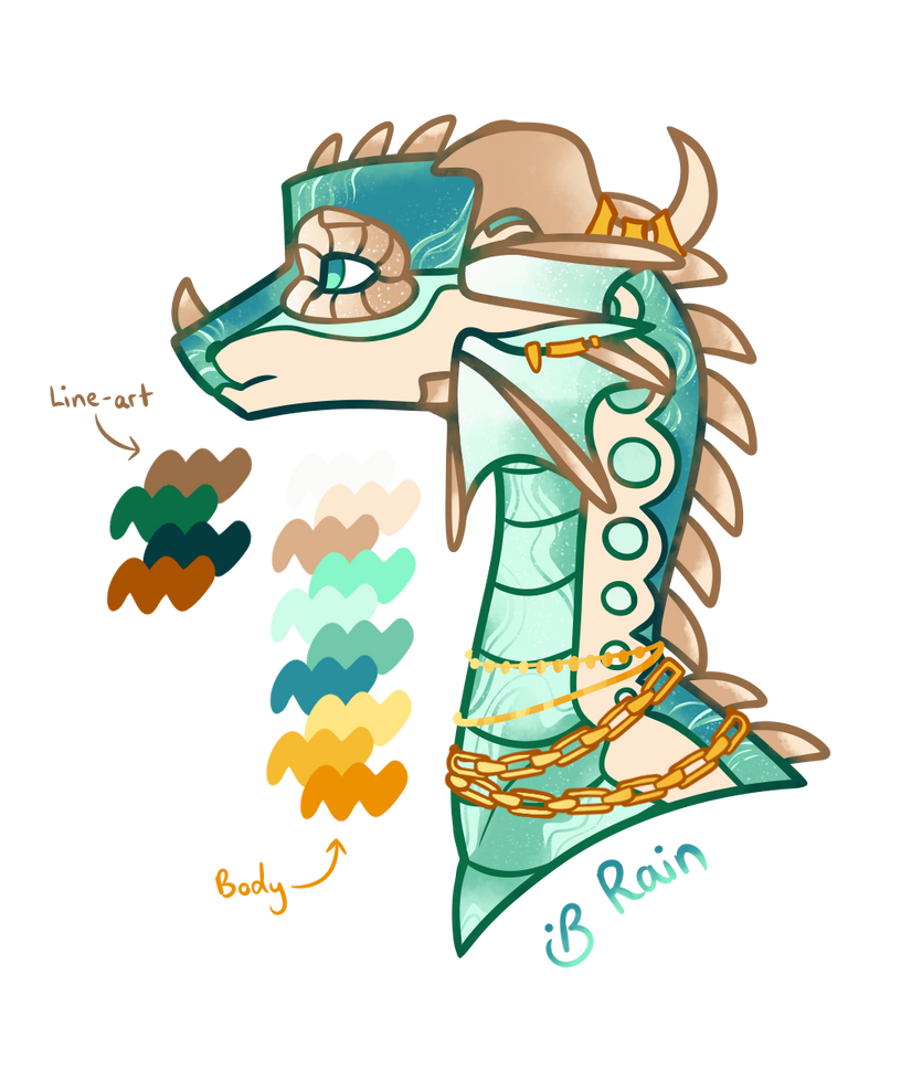 Rainwing Ruff Rainwing custom! by BinChickenDragoon on DeviantArt