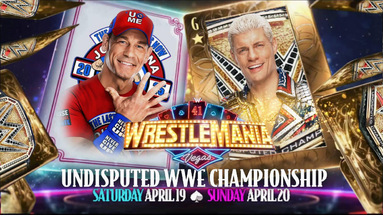 Wm41 Card Wrestlemania 41 Remake Match Card by BarreraEditsMx on DeviantArt