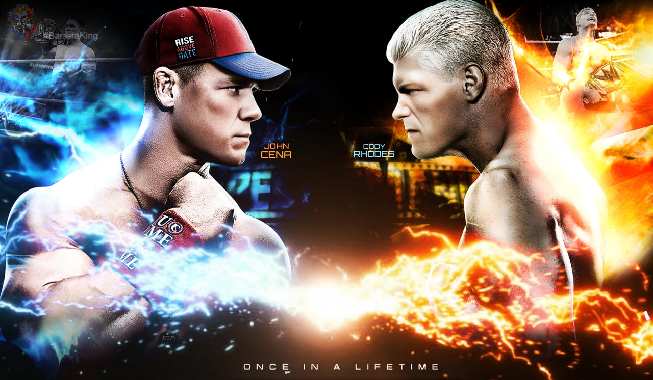 John Cena vs Cody Rhodes Wrestlemania 41 Poster v2 by BarreraEditsMx on ...