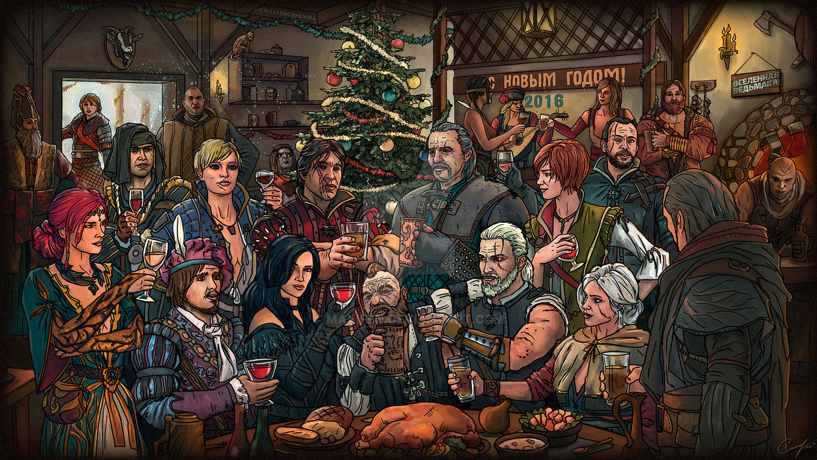 witcher_3_new_year_2016_by_maxifen_d9mah