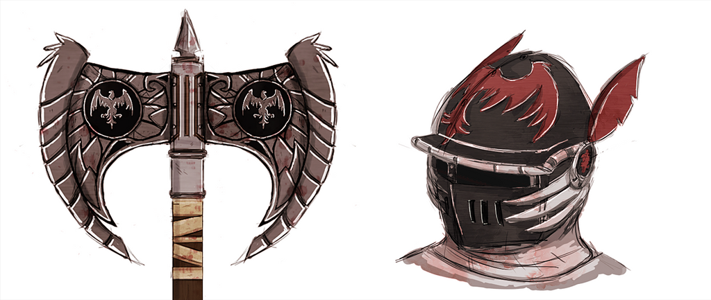 Helmet and Axe Concept