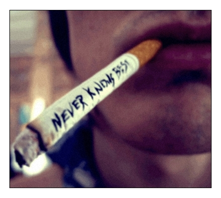 man with cigarette