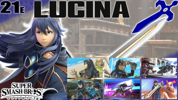 SSBU Wallpaper - 21e - Lucina