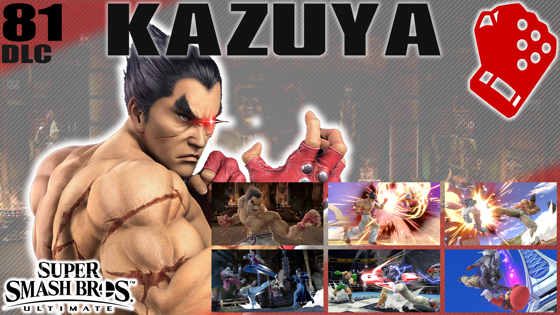 Kazuya Mishima from Tekken Joins Super Smash Bros. Ultimate as DLC