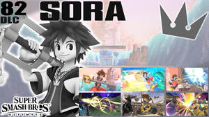 SSBU Wallpaper - 82 (DLC) - Sora (Timeless River)