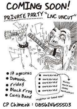 private party lnc uncut poster