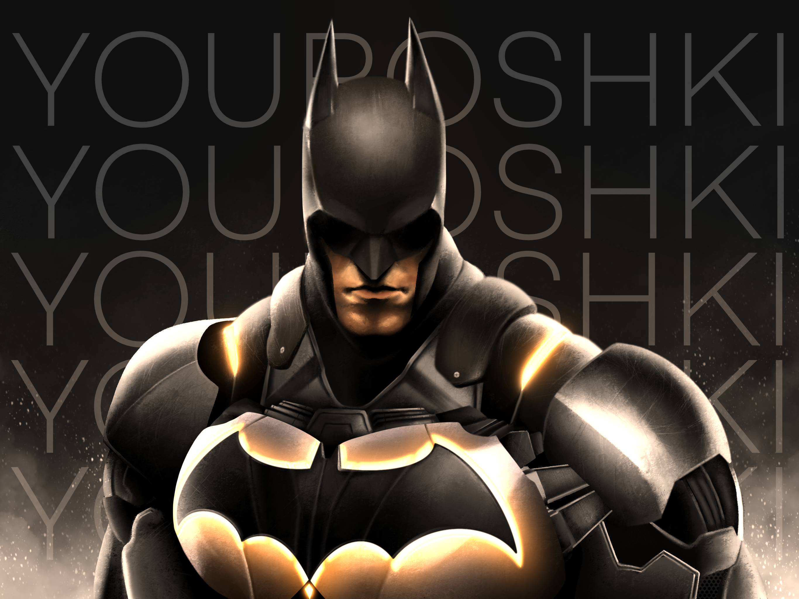 Batman Realistic Digital Artwork by Youroshki on DeviantArt
