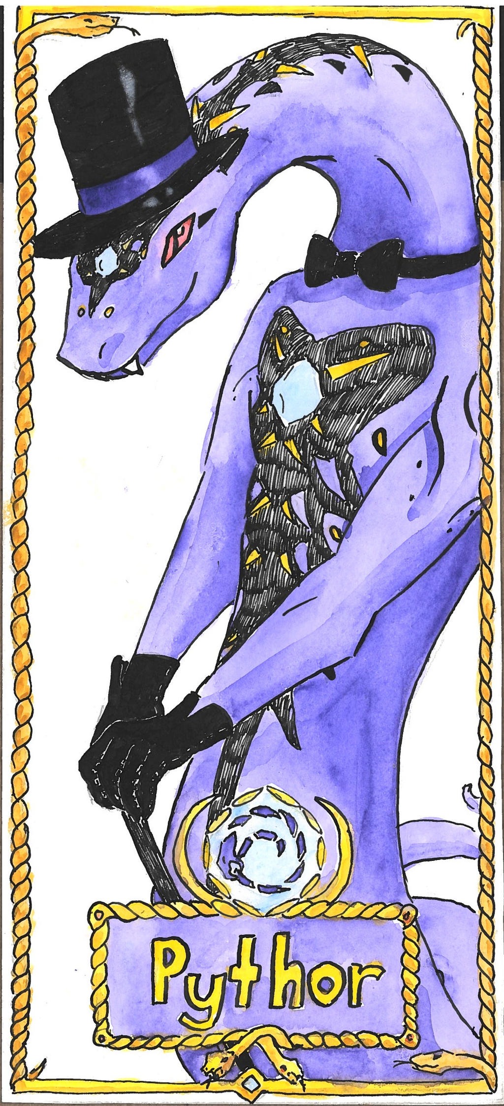 Pythro Pythor P. Chumsworth by FireBlazeDragon5 on DeviantArt