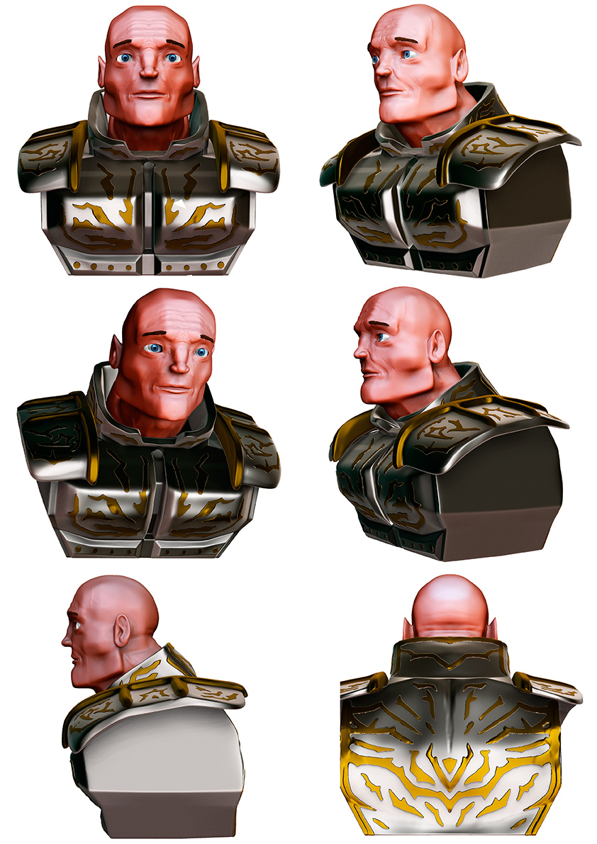 Motor Cycle knight bald