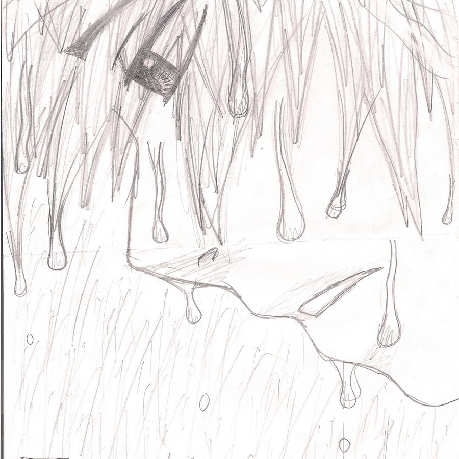 Sad Anime Boy In The Rain By Dark Punk 13 On Deviantart