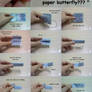 Paper Butterfly Tutorial...