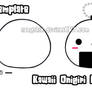 Template Kawaii Onigiri Keychain