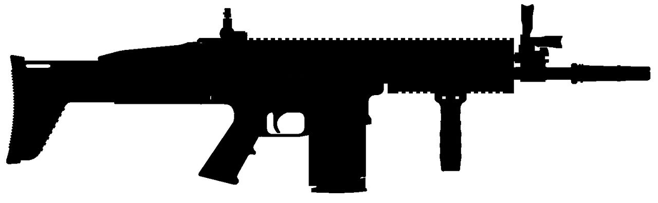 SCAR Rifle Black Symbol by Jakubtokaj on DeviantArt