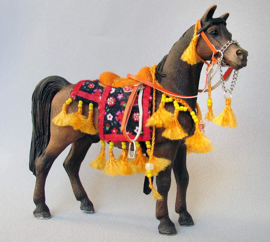 My first Arabian set for Schleich model horses