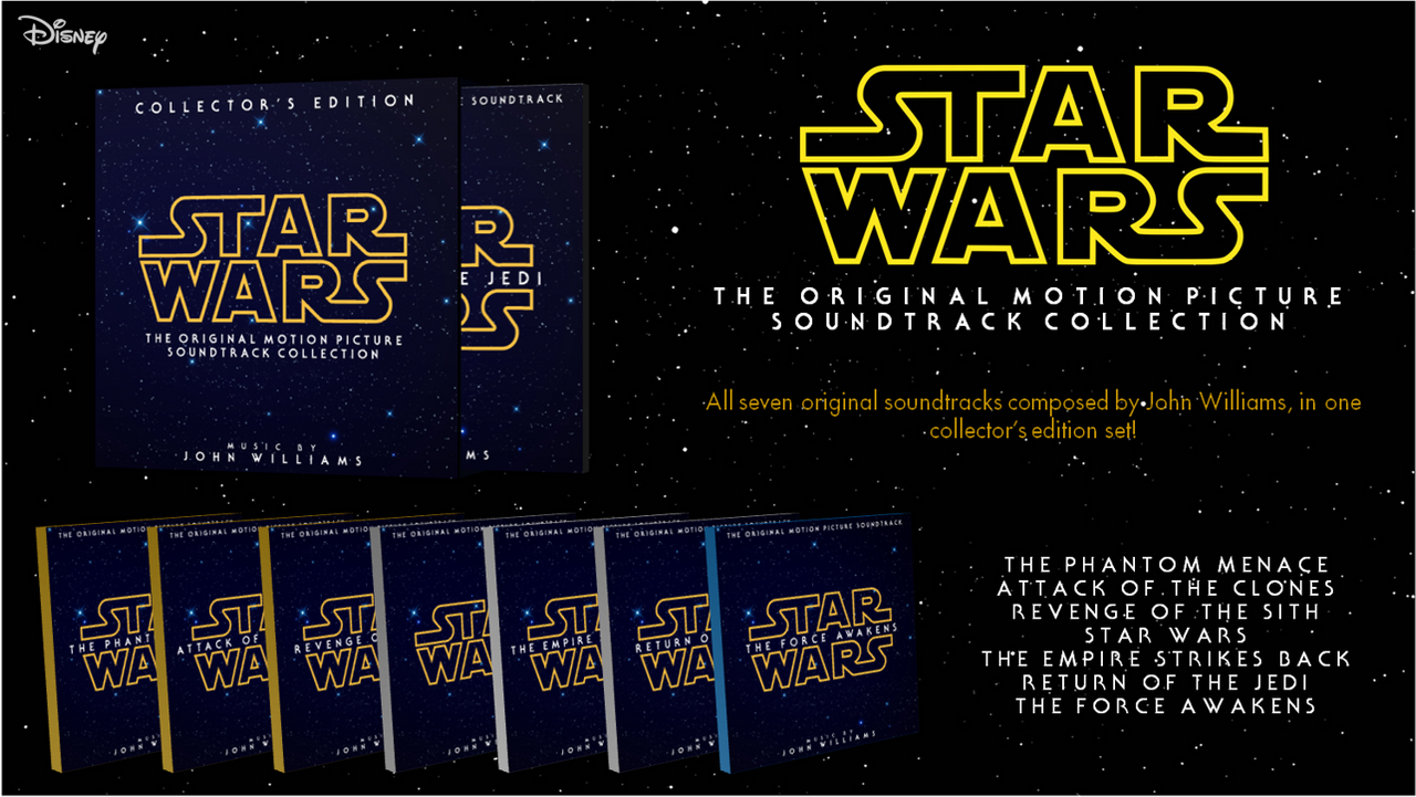 Star Wars: Motion Picture Soundtrack Collection by JosephCheetham on