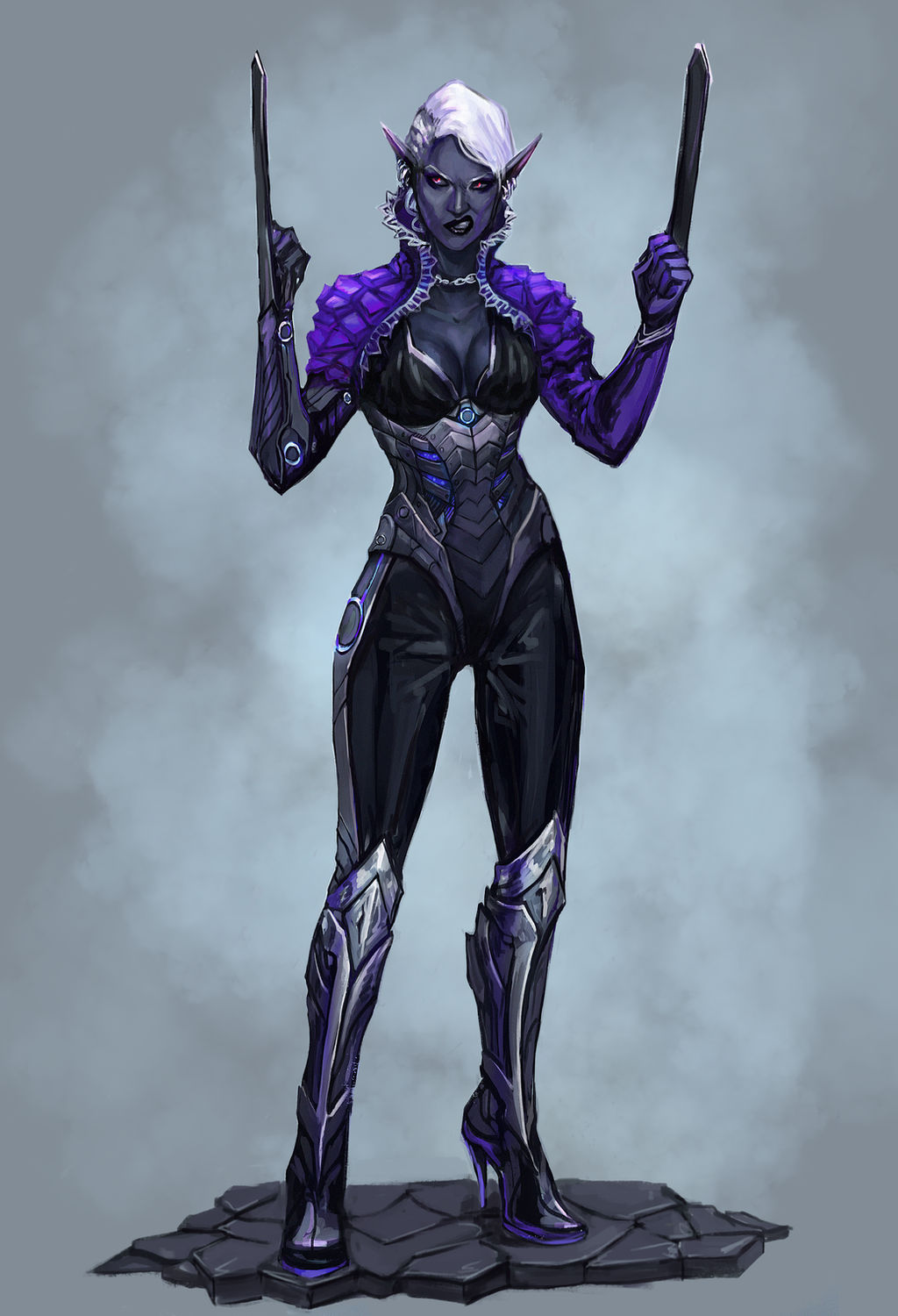 Drow Deviantart drow concept by NeexSethe on DeviantArt