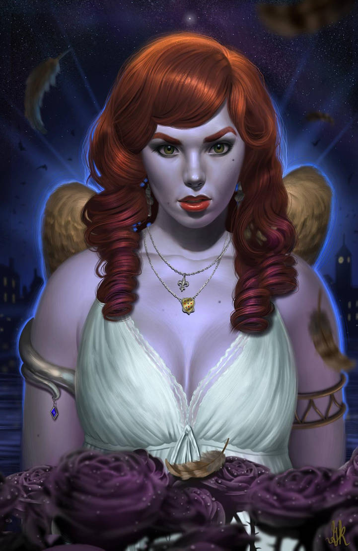The Archangel of Argenton by gkpainting The Archangel of Argenton by gkpainting
