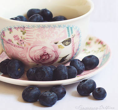 16. A cup of blueberries by FrancescaDelfino