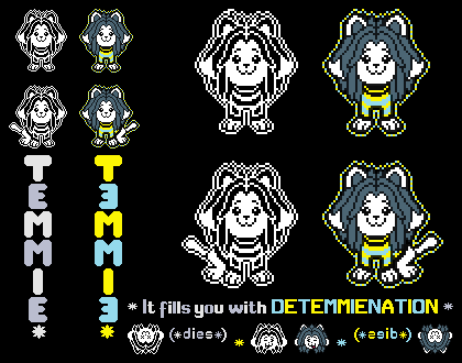 !TEMMIE V.2! (*dies*) ^3^ 'w' by DAVEUTFAN75