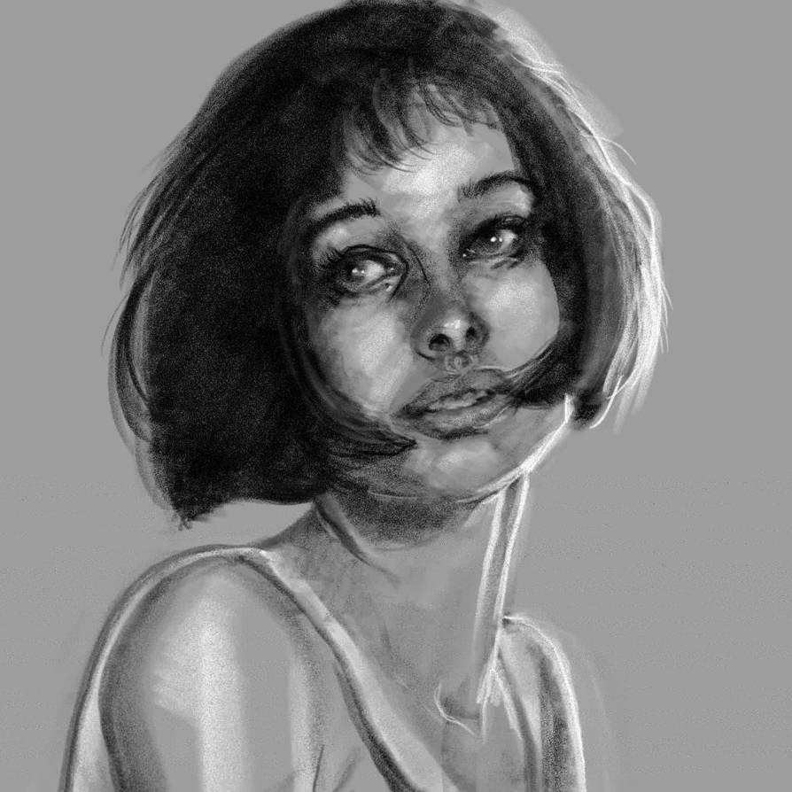 Mathilde Drawing Mathilda - Digital Sketch by mydrawingclass on DeviantArt