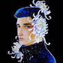 Boy And Flower 3 - Chrysanthemum