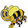 Rubber Hose Style Bumble Bee 