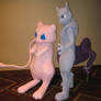 Mew and MewTwo costumes