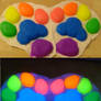 Rainbow UV footpads