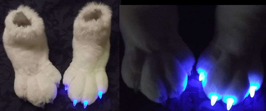 LED glow feet