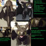 Upright toothless plush not for sale