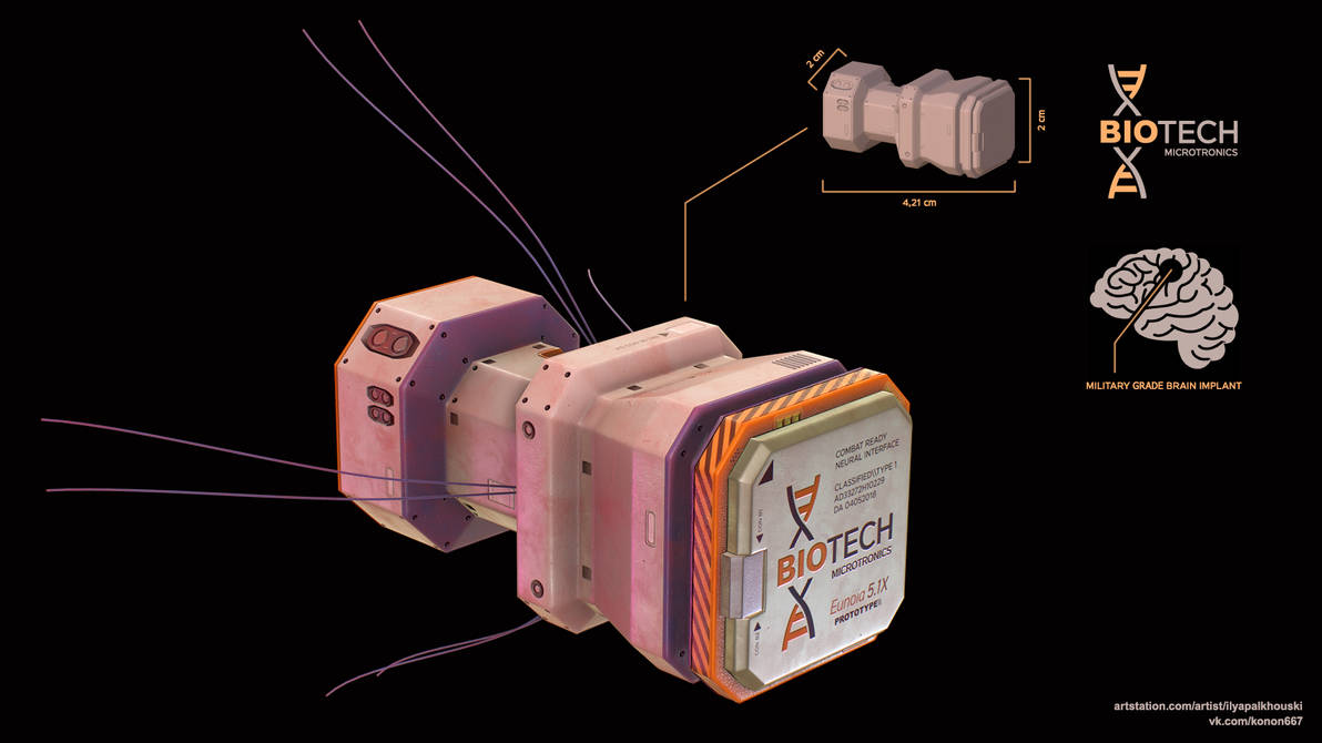 BIOtech brain implant by konon667 on DeviantArt