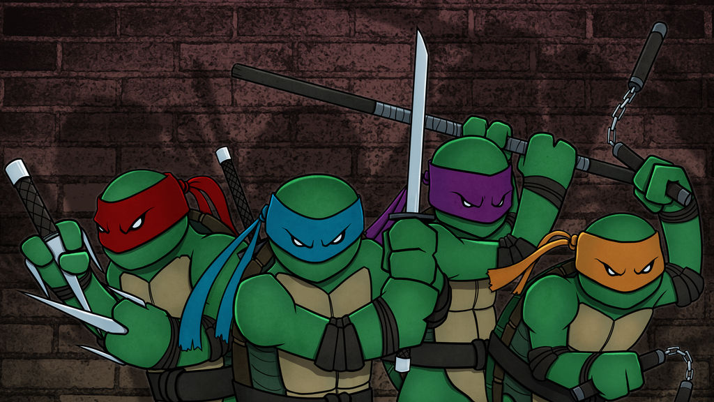 Ninja Turtles Colors by ebbewaxin on DeviantArt