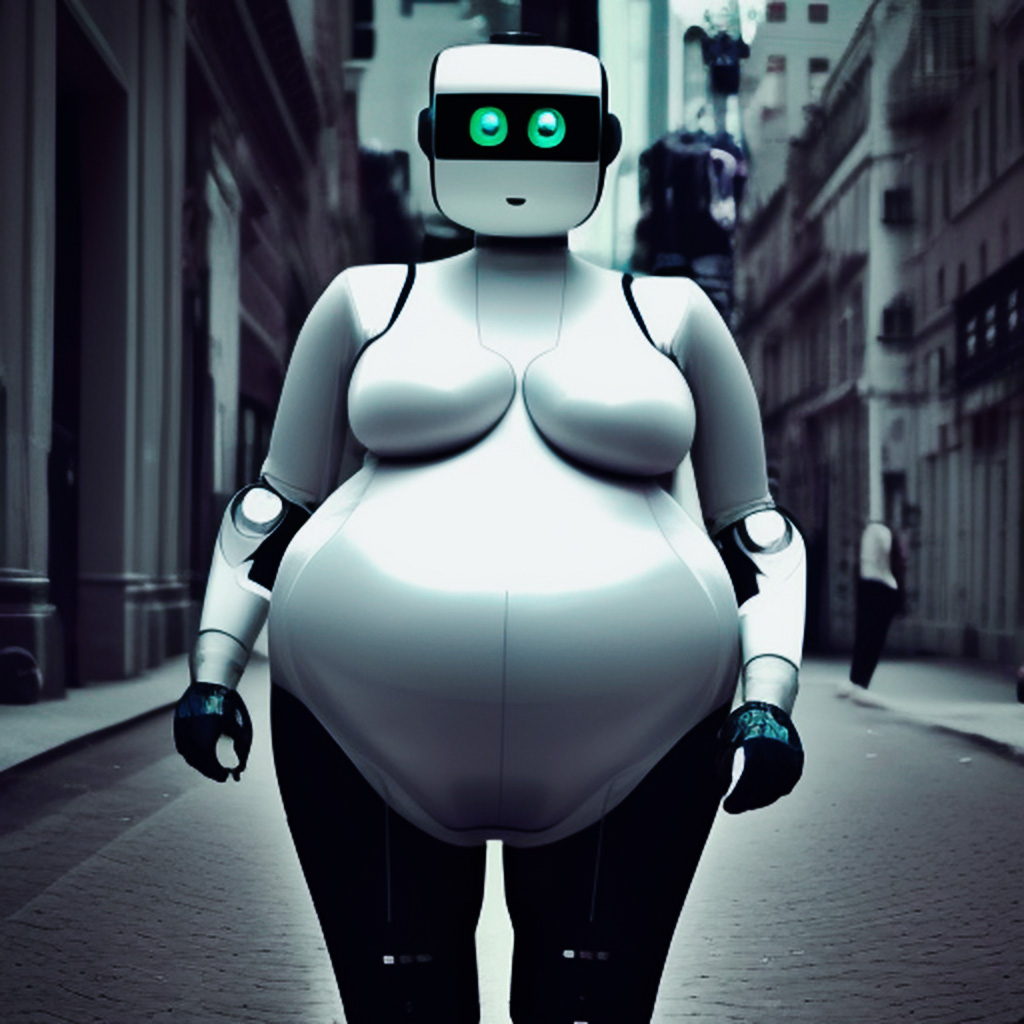 Fat Deviantart Robot Day 4. Why Robots Are Fat, Humans, Currency by ChubbyRobots on DeviantArt