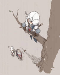 Assassins don't climb trees