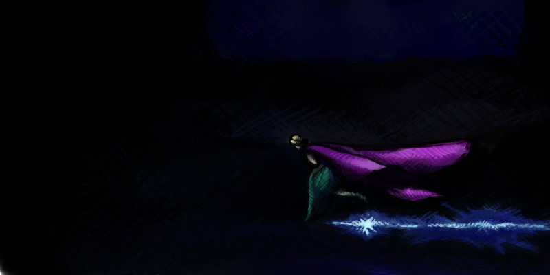 Frozen - Elsa running away by Macrocosmique on DeviantArt