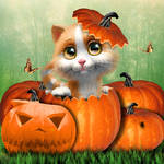 Sweet Kitten Halloween by tinca2
