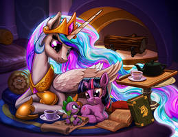 Reading by Celestia's Light