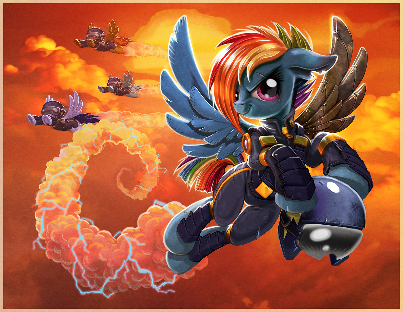 Pegasus Troopers by harwicks-art