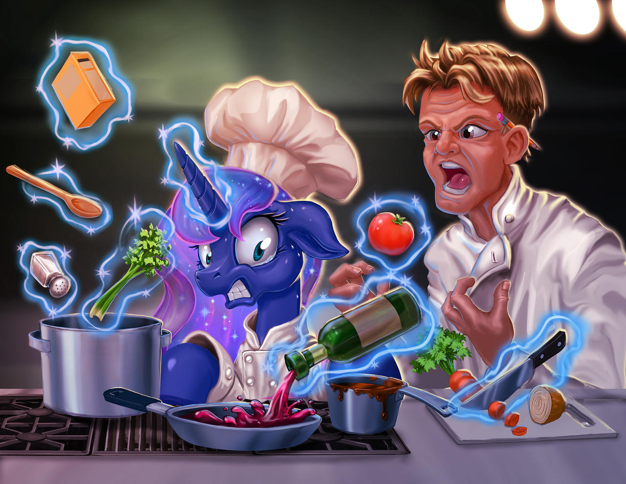 Commission: Kitchen Nightmares by harwicks-art on DeviantArt