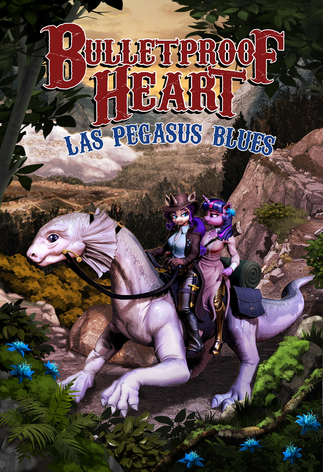 Commission: Bulletproof Heart: Las Pegasus Blues