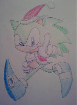 Santa XYZ the Hedgehog