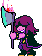 Susie Using Rude Buster Susie dark team rude buster deltarune by AtomdeeEmoticones on DeviantArt