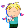 butters and hello kitty