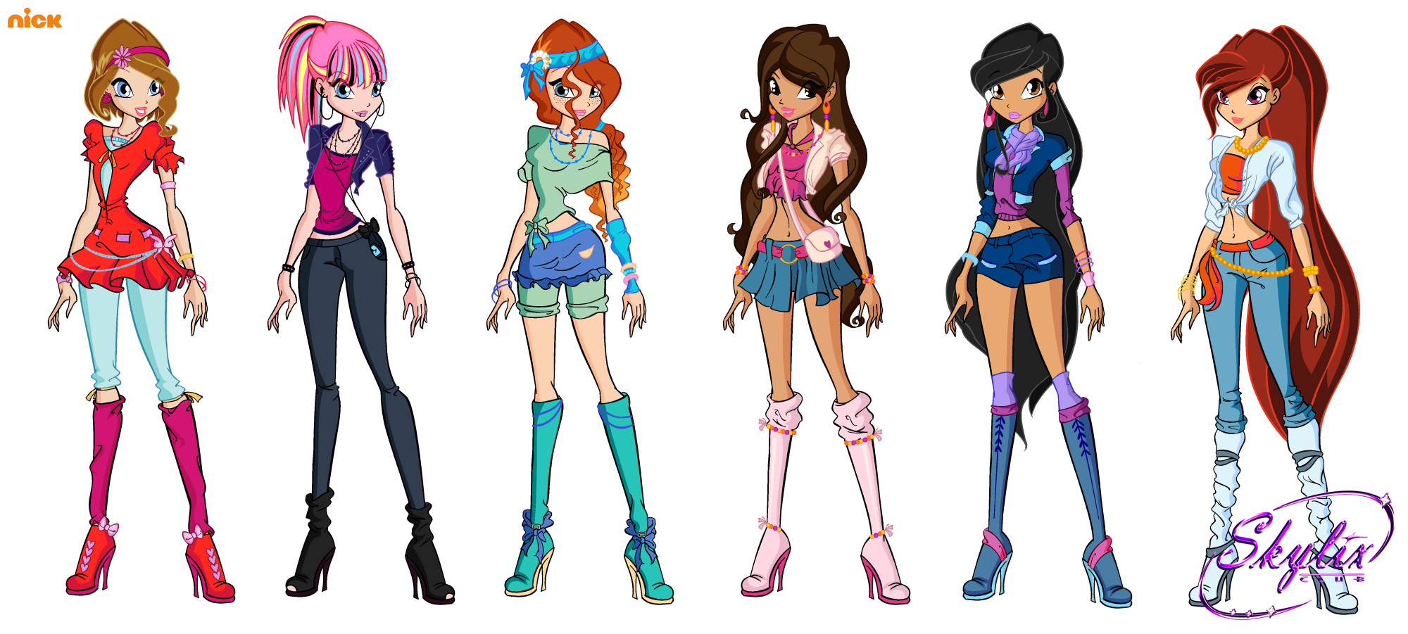 Skylix Club Season 5 Outfits