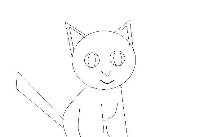 Kitty Outline By Deathmegasega3 On DeviantArt