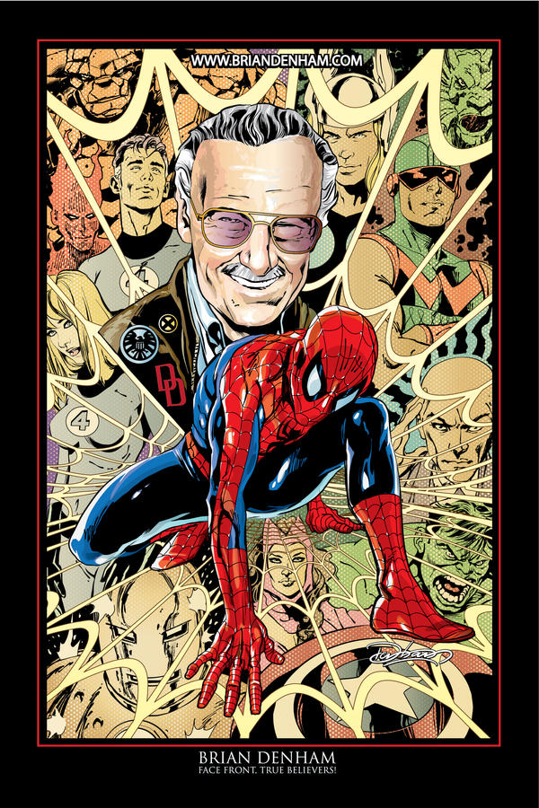 Stan Lee by Brian Denham by DaneRot