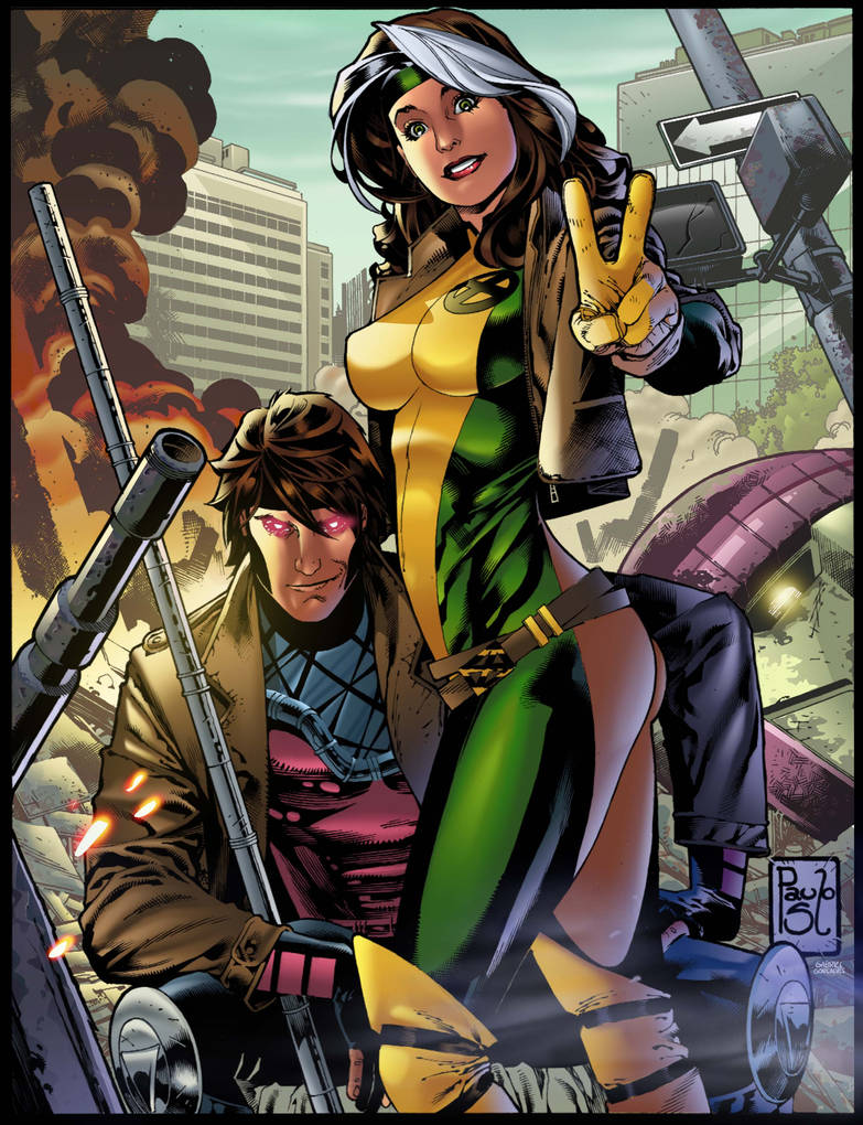 Gambit Rougue Rogue and Gambit by gabrielcolors on DeviantArt