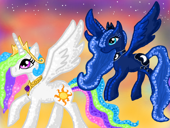 Luna and Celestia