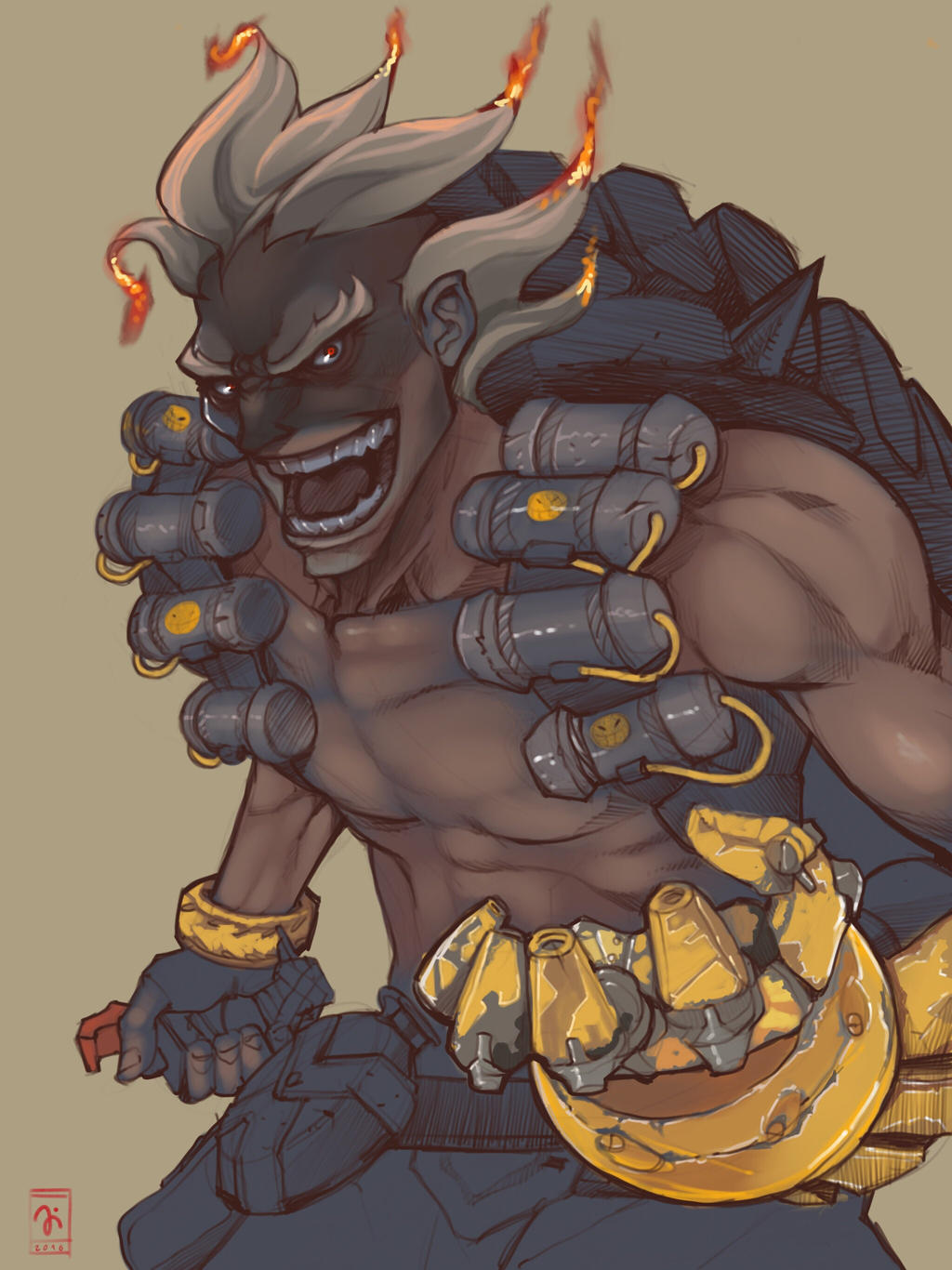 Junkrat Chain Junkrat by simoneferriero on DeviantArt